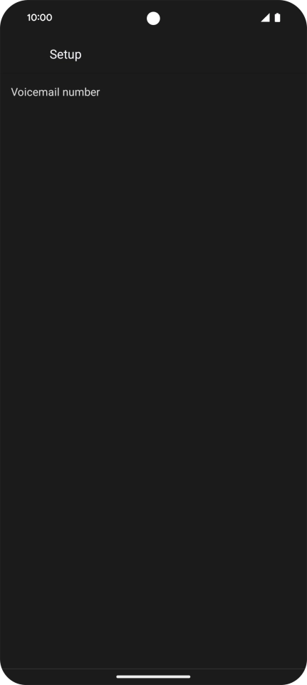 Press Voicemail number. Press Voicemail number.