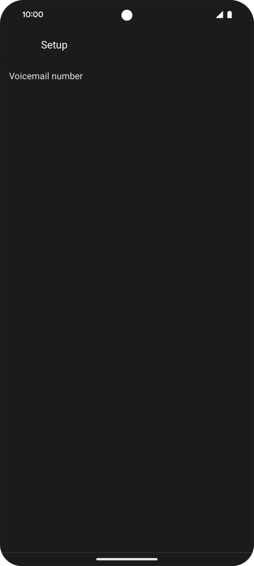 Press Voicemail number. Press Voicemail number.