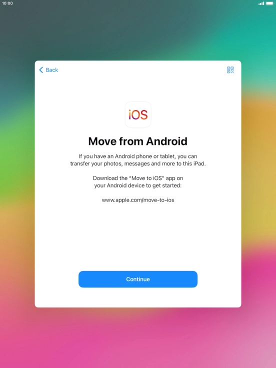 To transfer content to your tablet, you need to install the app To transfer content to your tablet, you need to install the app