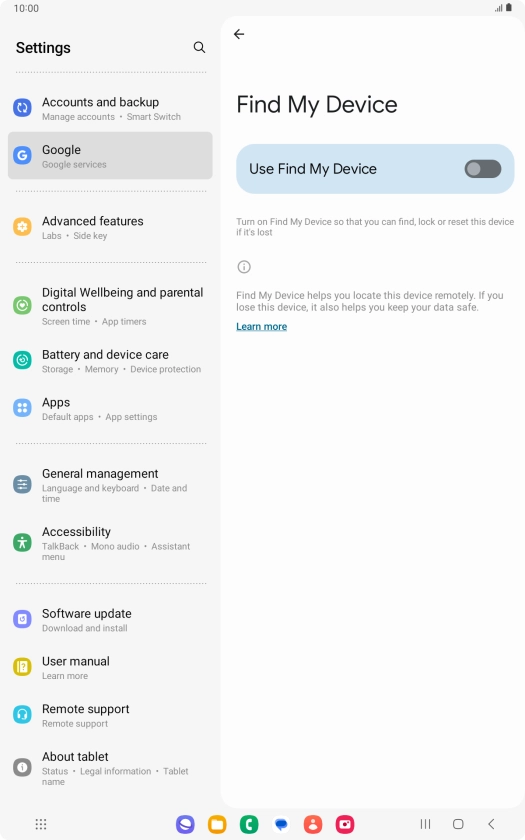 Press the indicator next to Press the indicator next to