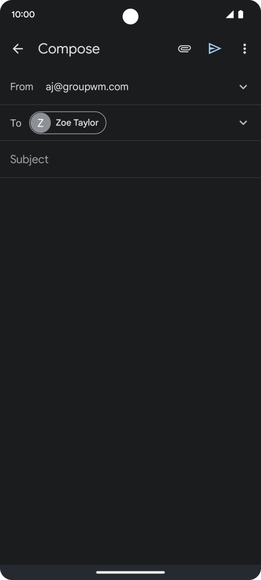 Press Subject and key in the required subject. Press Subject and key in the required subject.