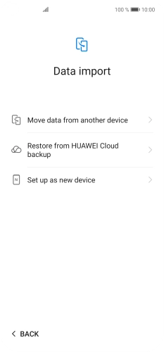 You can transfer the contents of another phone to your phone when it's activated for the first time and after a factory reset. When this screen is displayed, your phone is ready to transfer contents from another phone. You can transfer the contents of another phone to your phone when it's activated for the first time and after a factory reset. When this screen is displayed, your phone is ready to transfer contents from another phone.