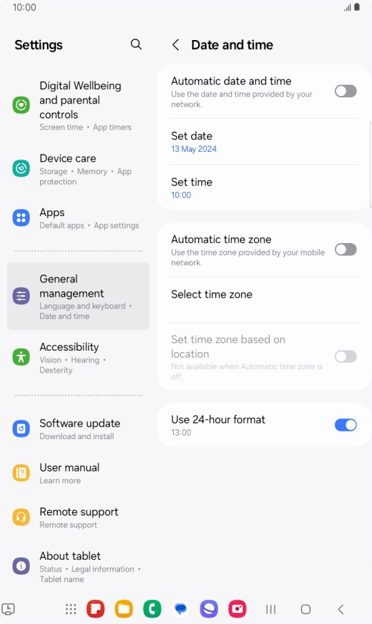 Press the indicator next to Press the indicator next to