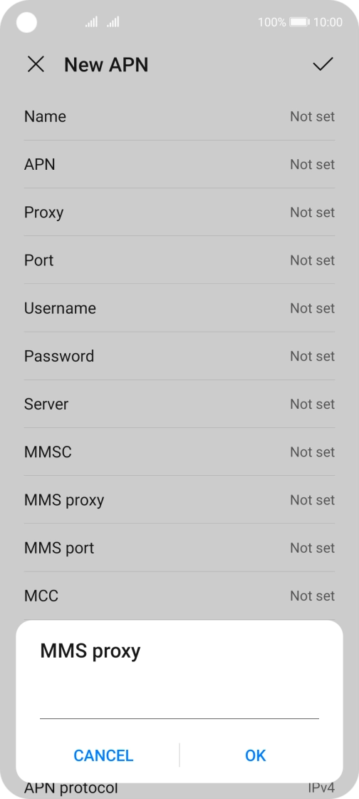 Key in 149.254.201.135 and press OK. Key in 149.254.201.135 and press OK.