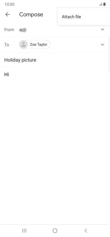 Press Attach file and go to the required folder. Press Attach file and go to the required folder.
