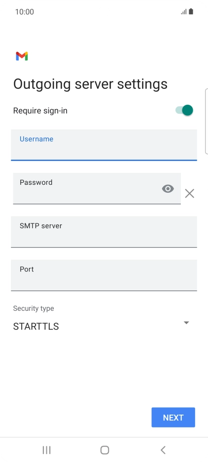 Press the field below Press the field below