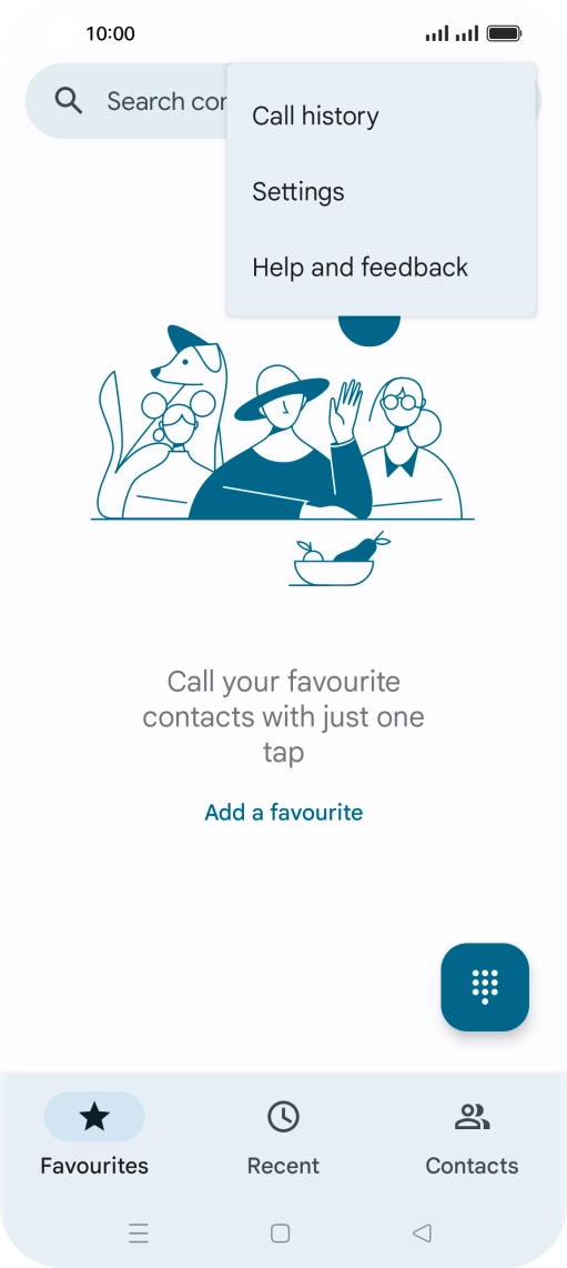 Press Settings. Press Settings.
