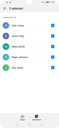 Press Import. Press Import.