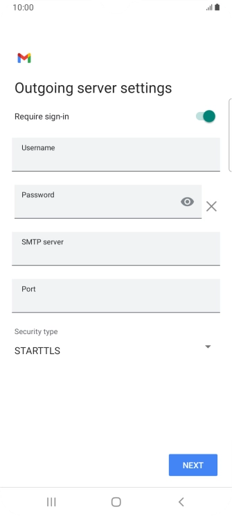 Press the indicator next to Press the indicator next to