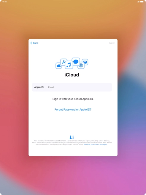 Press the field next to Press the field next to
