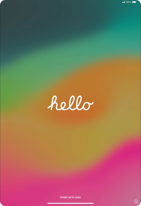 Slide your finger upwards starting from the bottom of the screen. Slide your finger upwards starting from the bottom of the screen.