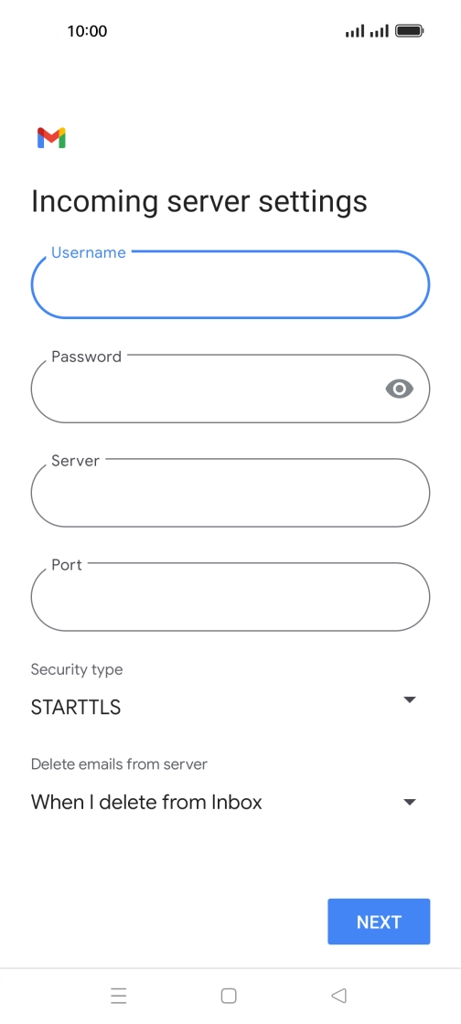 Press the field below Press the field below