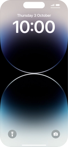 Press and hold anywhere on the lock screen. Press and hold anywhere on the lock screen.