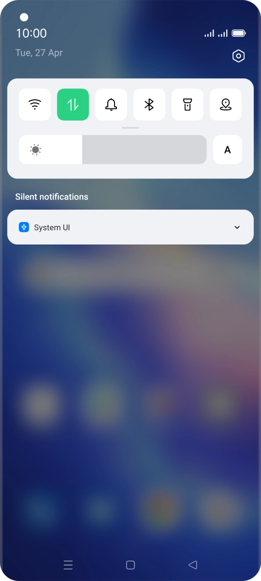 Press System UI. Press System UI.