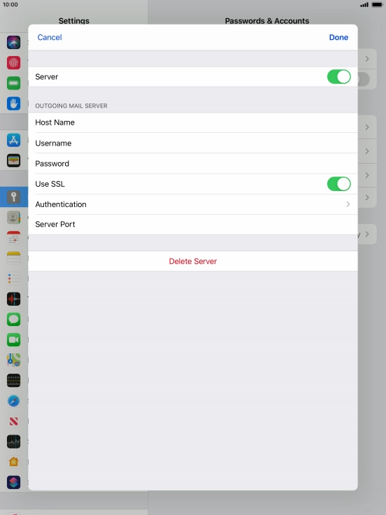 Press the indicator next to Press the indicator next to