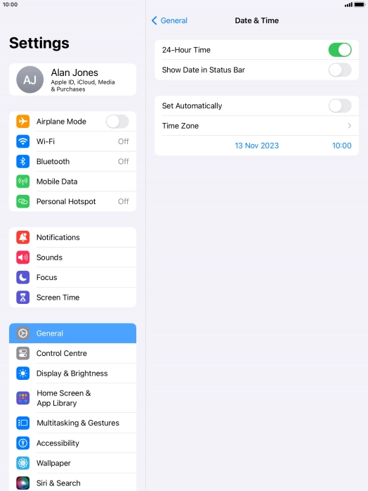 Press the indicator next to Press the indicator next to