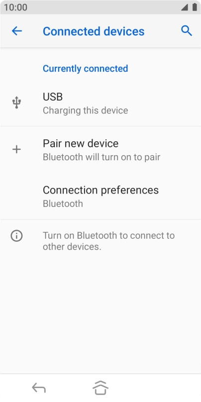 Press Pair new device. Press Pair new device.