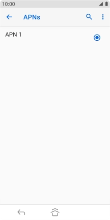 Press the menu icon. Press the menu icon.