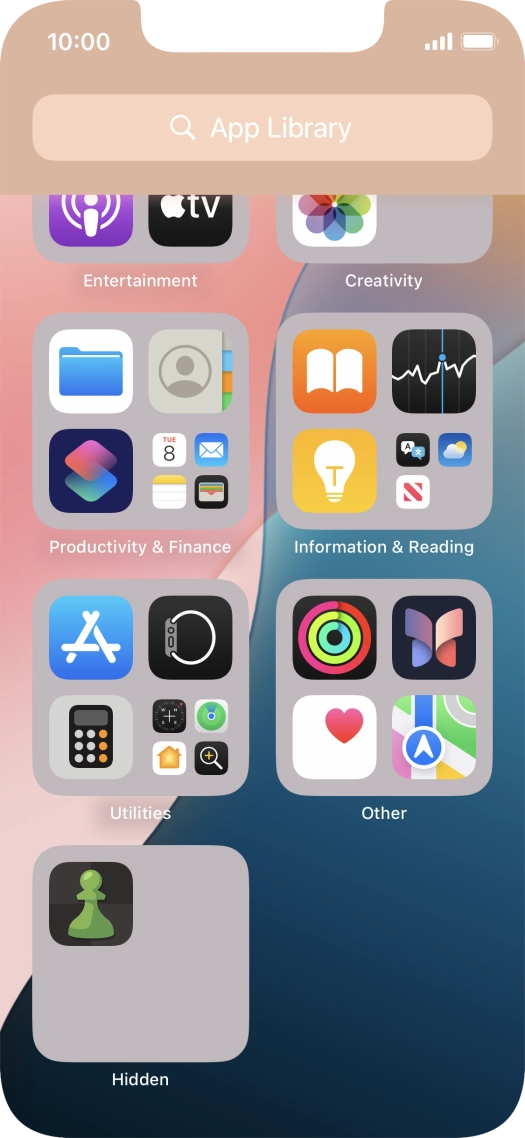 Press and hold the required app. Press and hold the required app.