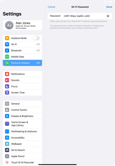 Press Done. Press Done.