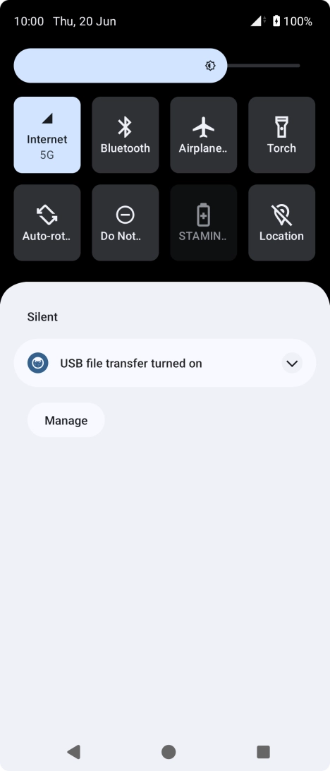 Press the drop down list. Press the drop down list.