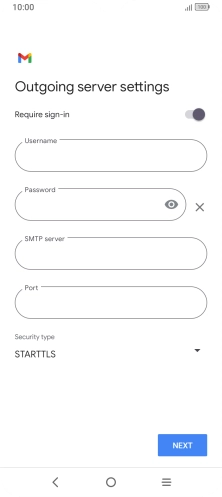 Press the indicator next to Press the indicator next to