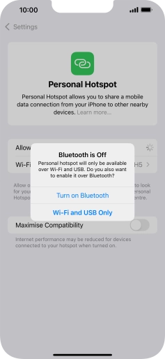 If Wi-Fi is turned on, press Wi-Fi and USB Only. If Wi-Fi is turned on, press Wi-Fi and USB Only.