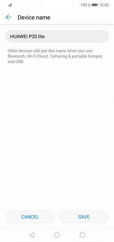 Key in the required Wi-Fi hotspot name and press SAVE. Key in the required Wi-Fi hotspot name and press SAVE.