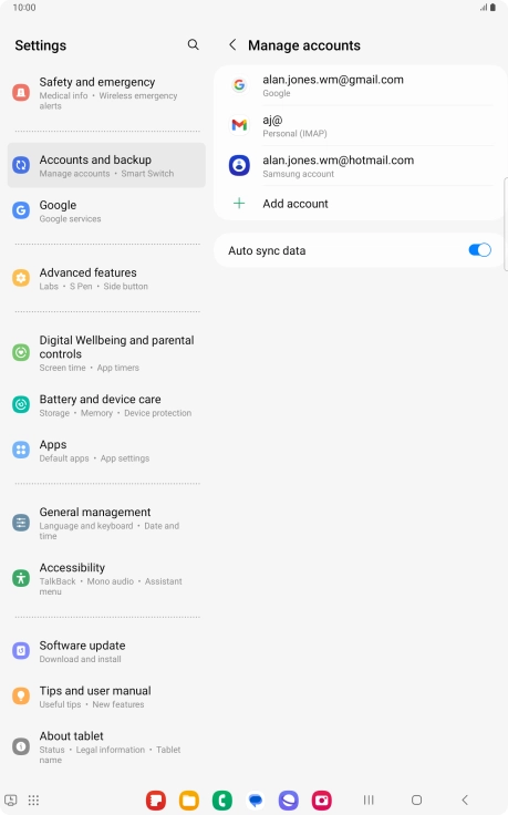 Press the Home key to return to the home screen. Press the Home key to return to the home screen.