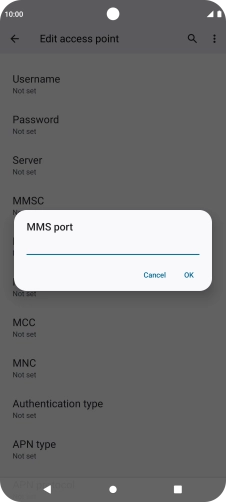Key in 8080 and press OK. Key in 8080 and press OK.