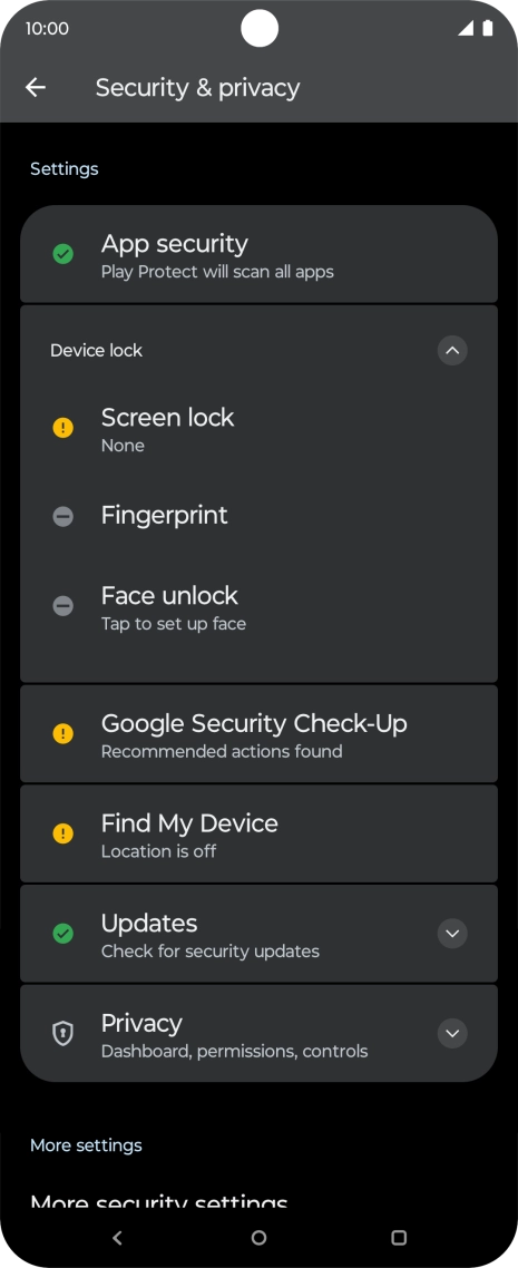 Press the Home key to return to the home screen. Press the Home key to return to the home screen.