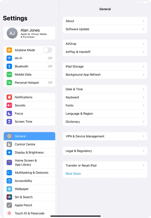 Press Touch ID & Passcode. Press Touch ID & Passcode.