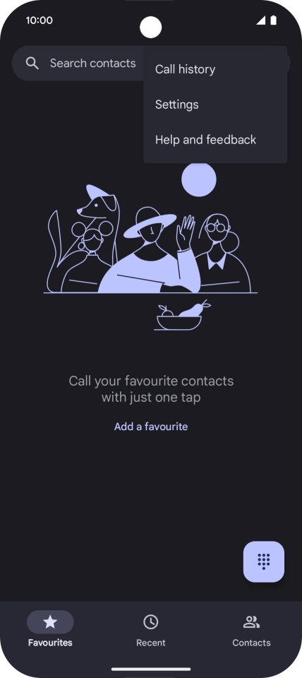 Press Settings. Press Settings.