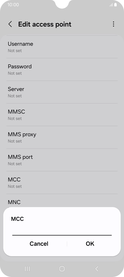 Key in 234 and press OK. Key in 234 and press OK.
