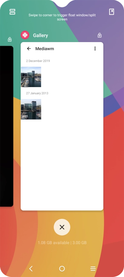 To end one running application, slide your finger upwards on the required application. To end one running application, slide your finger upwards on the required application.