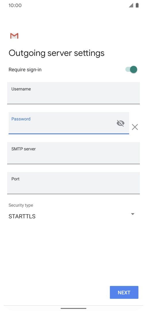 Press the field below Press the field below