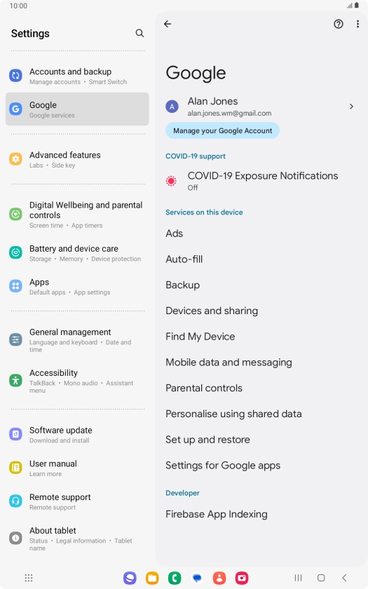 Press Find My Device. Press Find My Device.