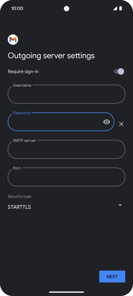 Press the field below Press the field below