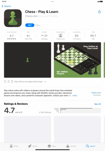 Press GET and follow the instructions on the screen to install the app. Press GET and follow the instructions on the screen to install the app.