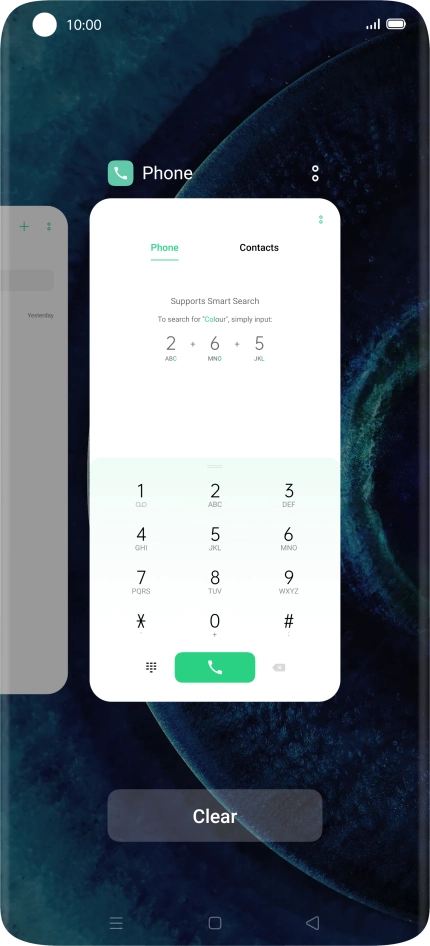To end one running application, slide your finger upwards on the required application. To end one running application, slide your finger upwards on the required application.
