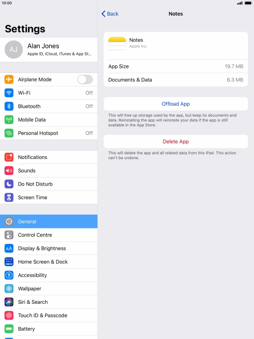 Press Offload App. Press Offload App.