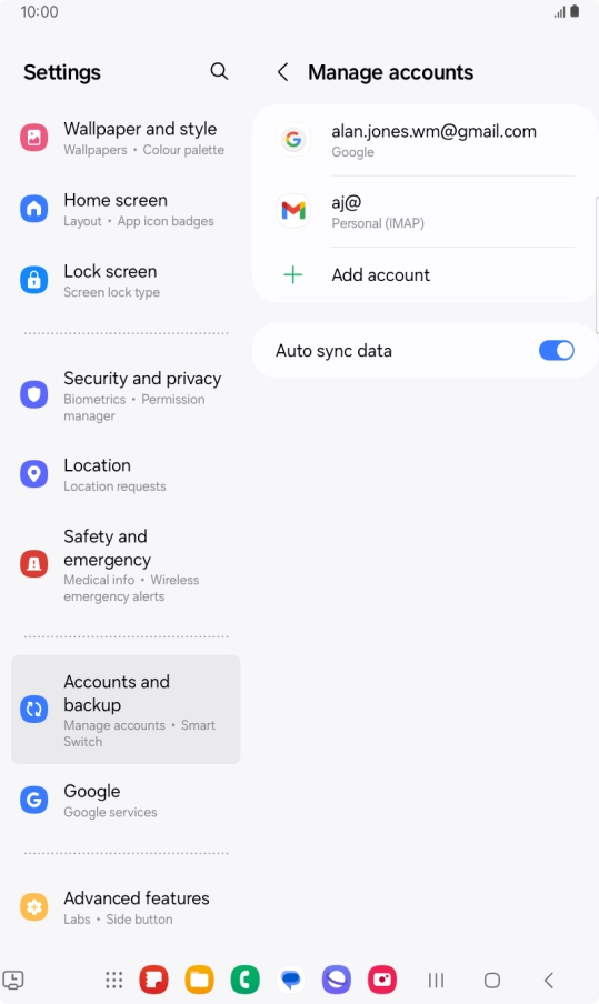 Press the Home key to return to the home screen. Press the Home key to return to the home screen.
