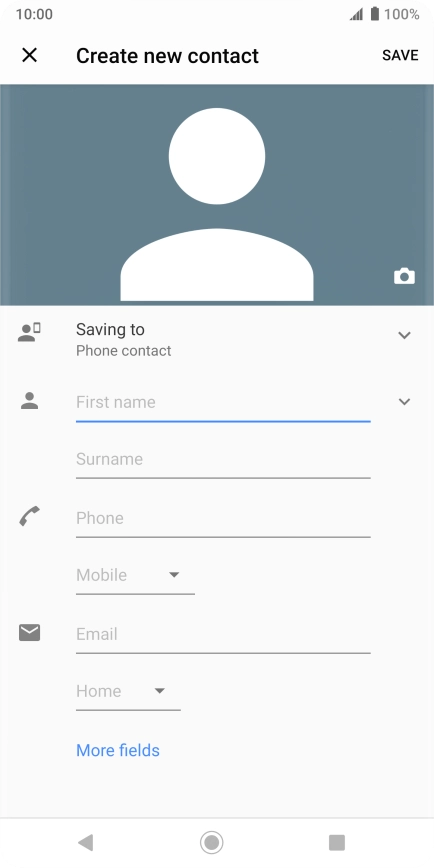 Press the address book drop down list. Press the address book drop down list.