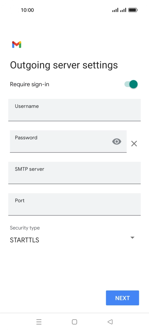 Press the indicator next to Press the indicator next to