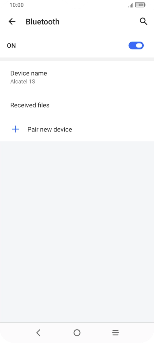 Press Pair new device. Press Pair new device.