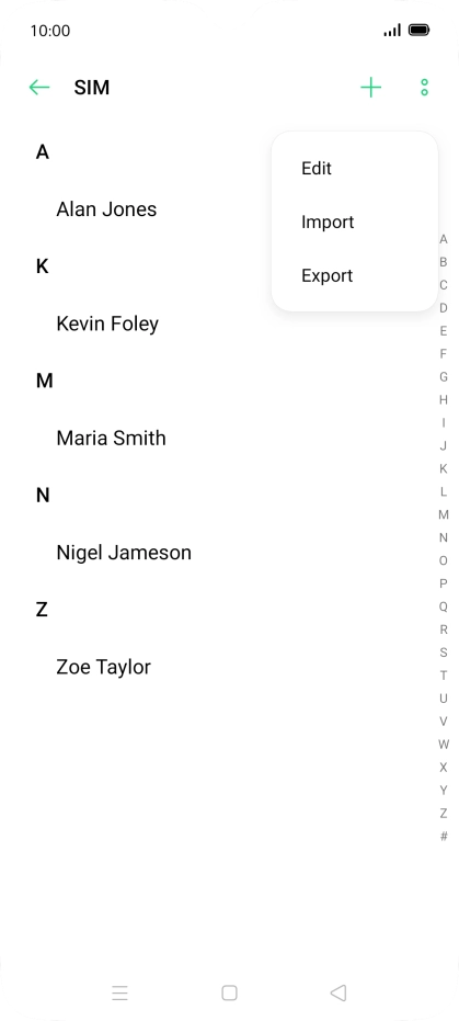 Press Import. Press Import.