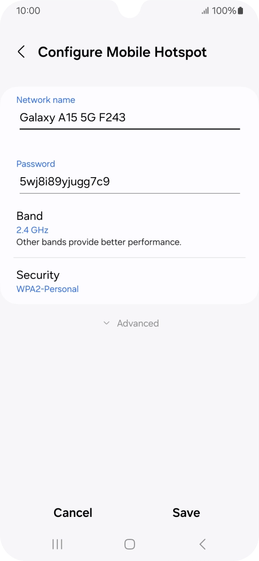 Press the field below Press the field below