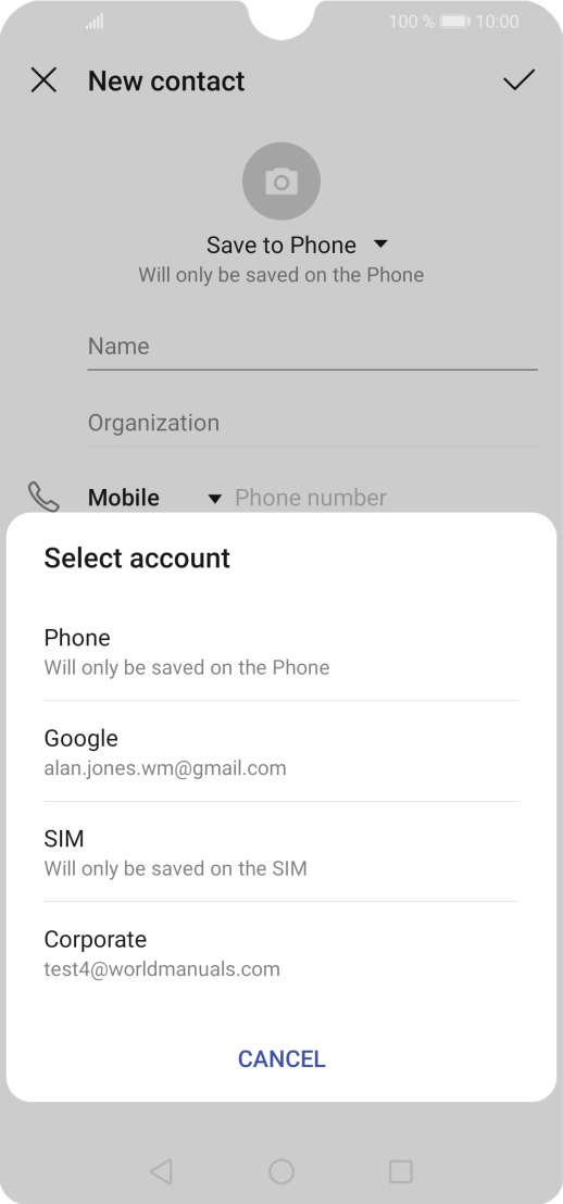 Press Phone. Press Phone.