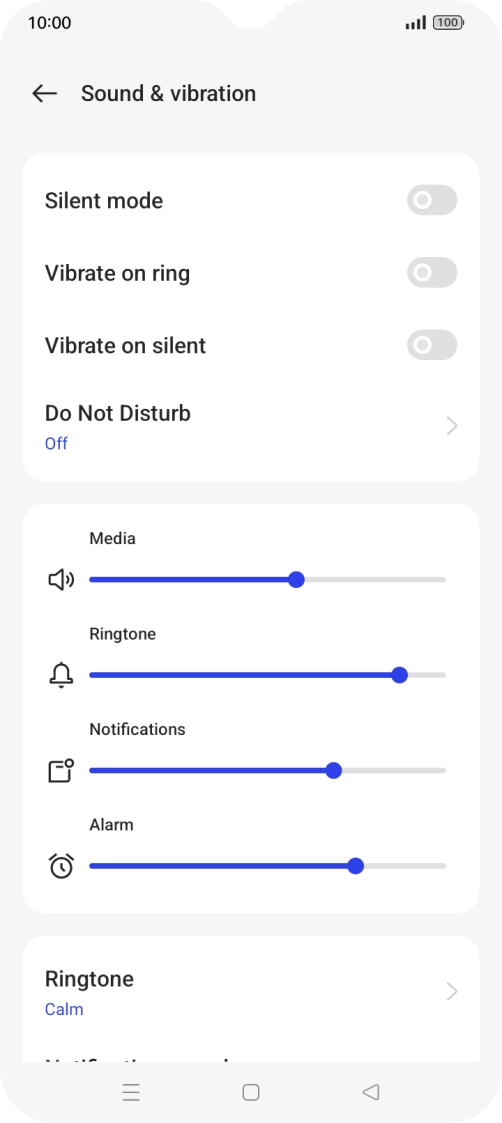Press Ringtone. Press Ringtone.