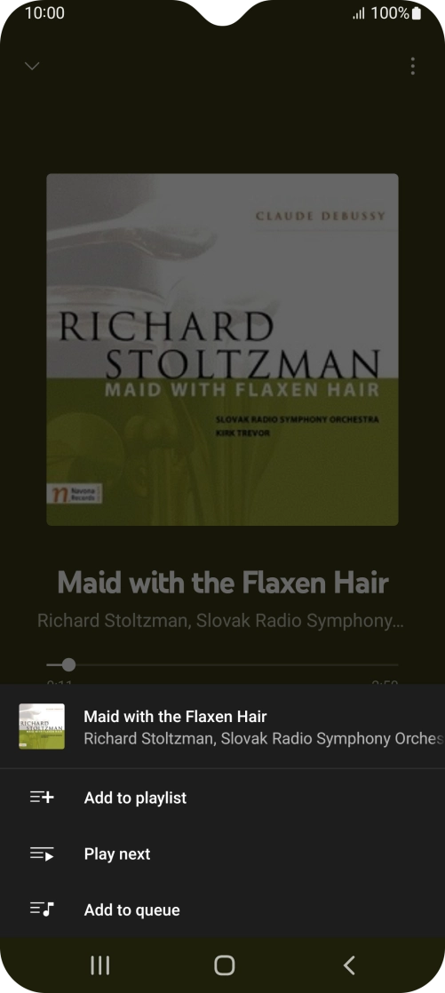 Press Add to playlist. Press Add to playlist.